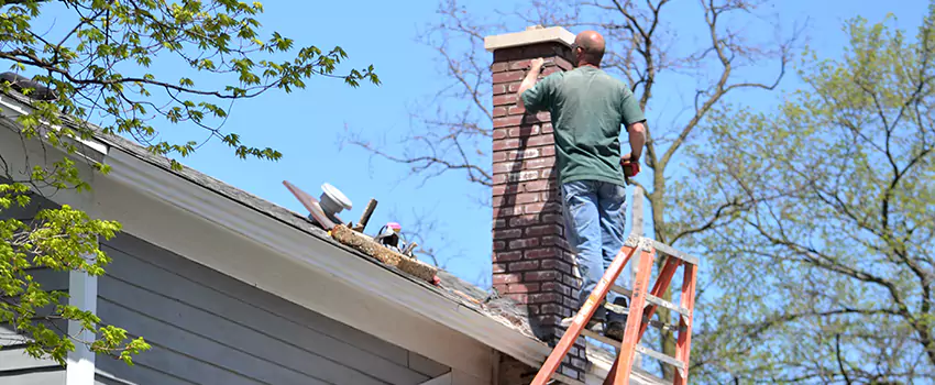 Vinyl and PVC Chimney Flashing Installation in Bethpage, NY